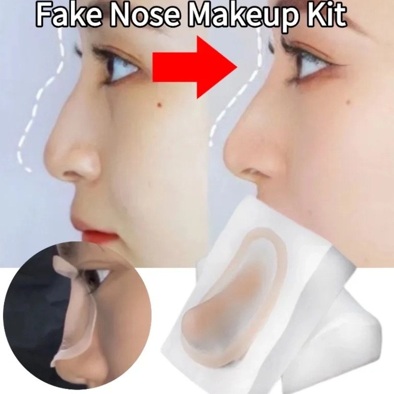 J Beauty Makeup - Siliconen nep-neus cosplaykit Herbruikbare siliconen nep-neuskit