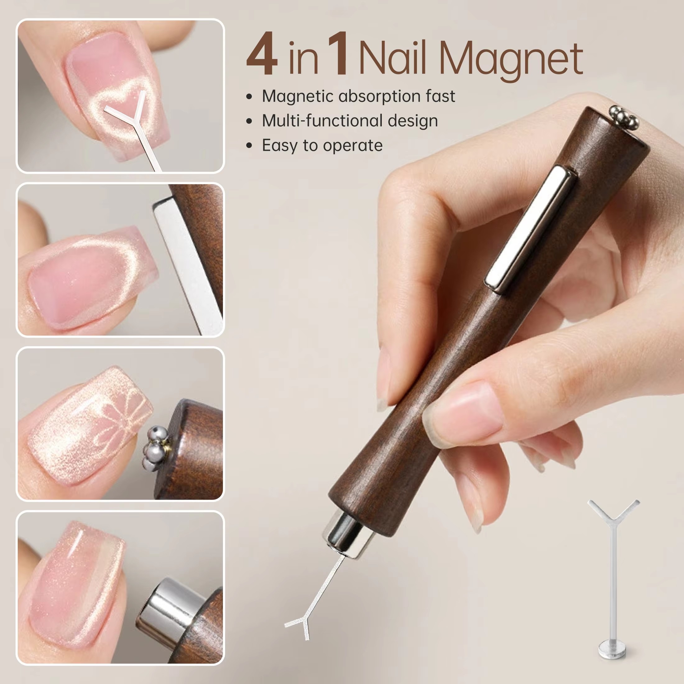 Contour Palette Stick - 2 Stuks 3In1 Sterke Multifunctionele Nail
