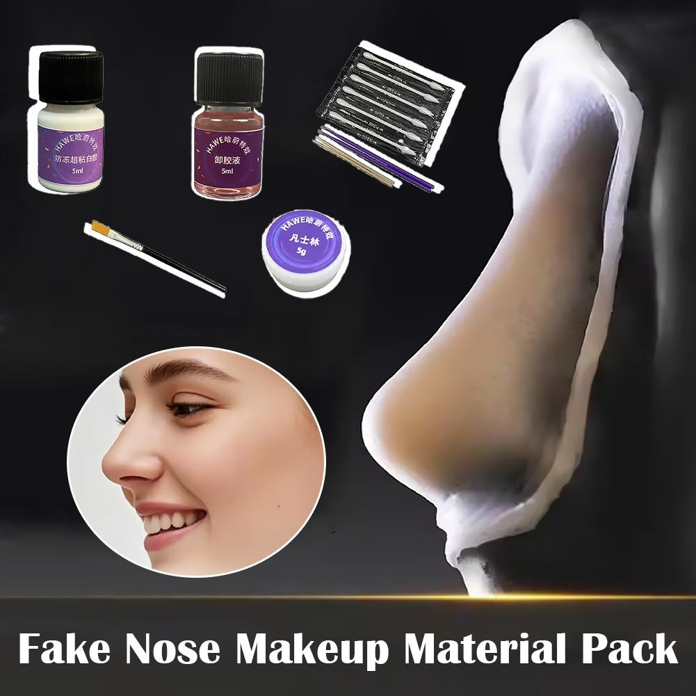 J Beauty Makeup - Professionele prothetische neusapplicatiekit, langdurige kleefstof en