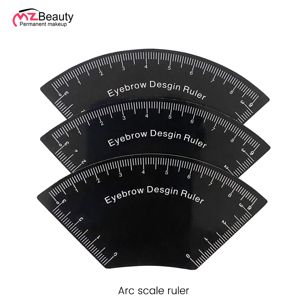 Beauty Makeup Drawing - Hergebruik Snelle tekening Wenkbrauwliniaal Microblading Mapping