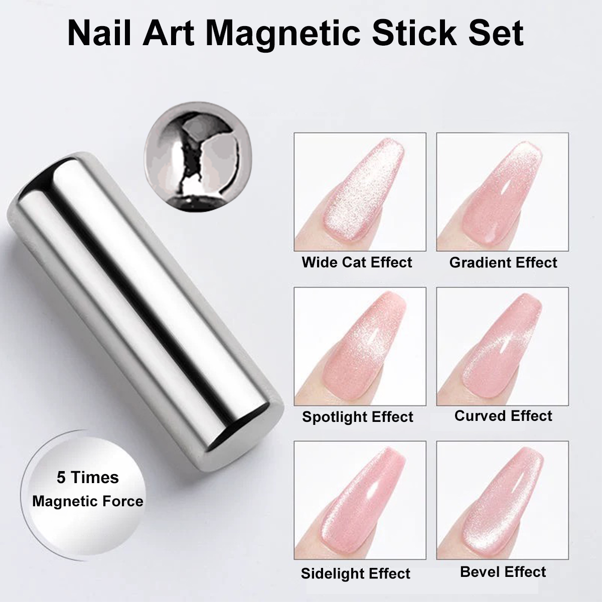 Contour Palette Stick - 2 stuks Magnetische Staalballetjes Nagelkunst Magnetische