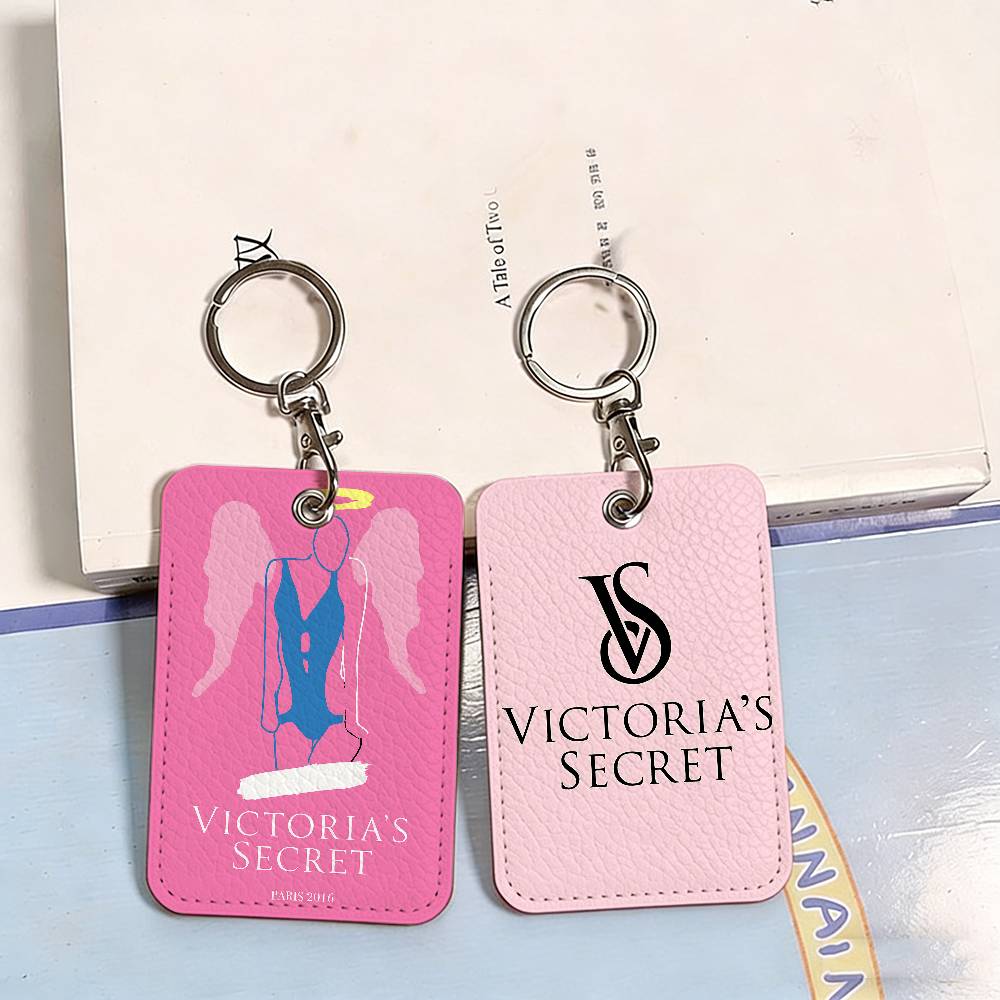 Beauty Makeup Louis Vuitton - V-Victoria-logo-S-Secret rechthoekige sleutelhanger-kaarthouder, badge-creditcardhouder, studenten-id-kaarthouder, buskaarthoes