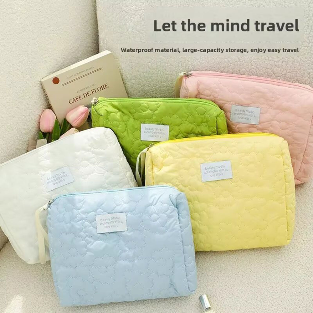 Makeup Organizer - Nieuwe bloempatroon make-up tas voor dames,