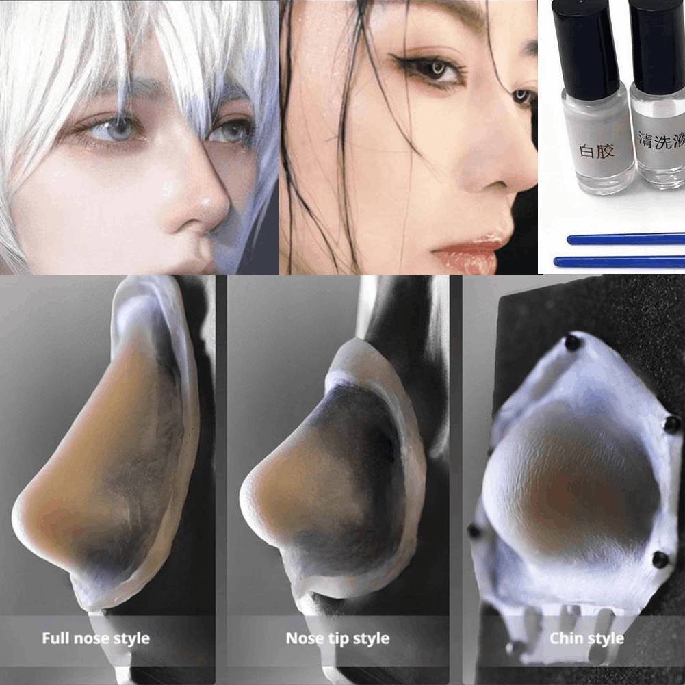 J Beauty Makeup - Eiwit Siliconen Nep Neus Neus &