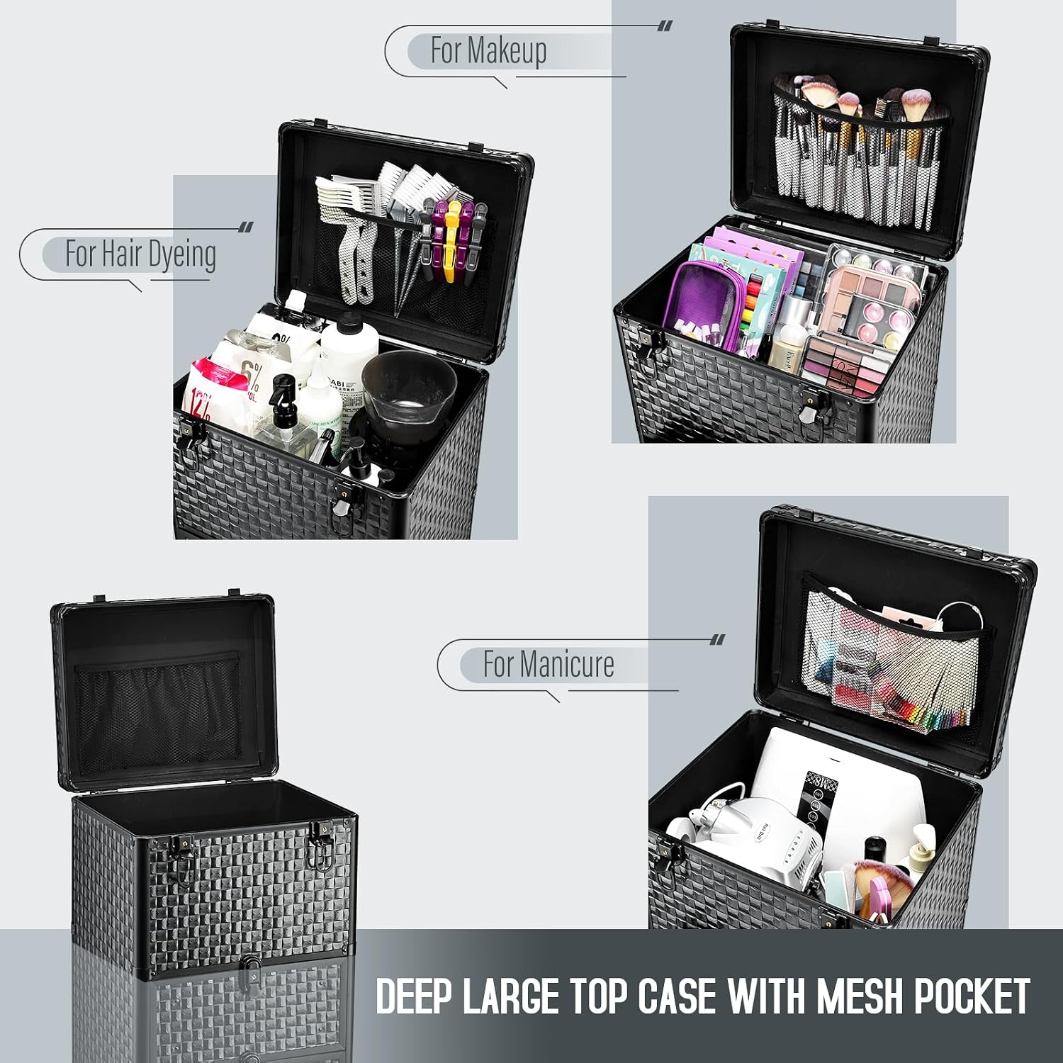 Rollende salonkar met 3 laden, - Makeup Organizer recensie en prijs
