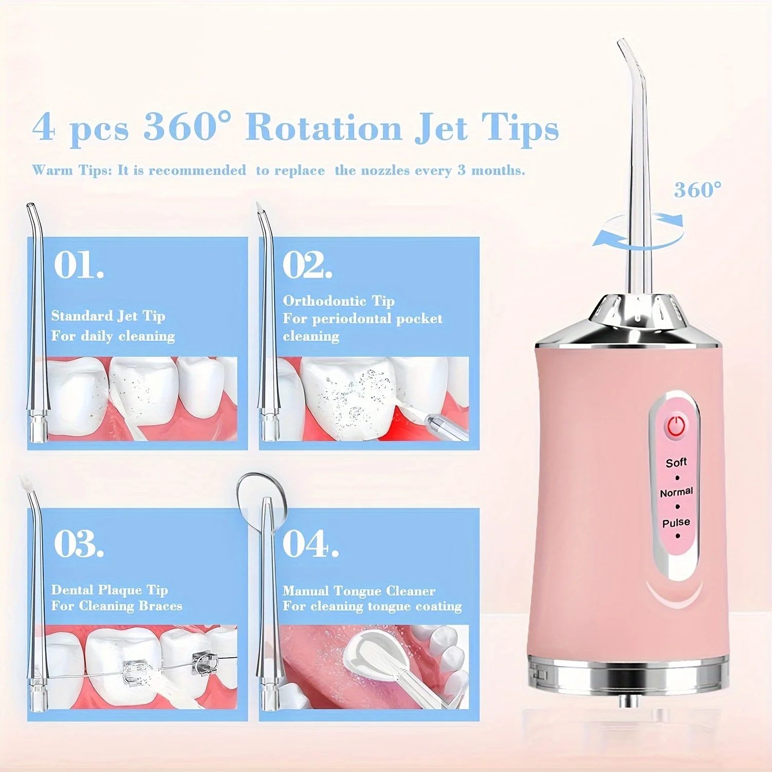 8-pack GentleCare waterflosser - Micellar Water Cleanser recensie en prijs