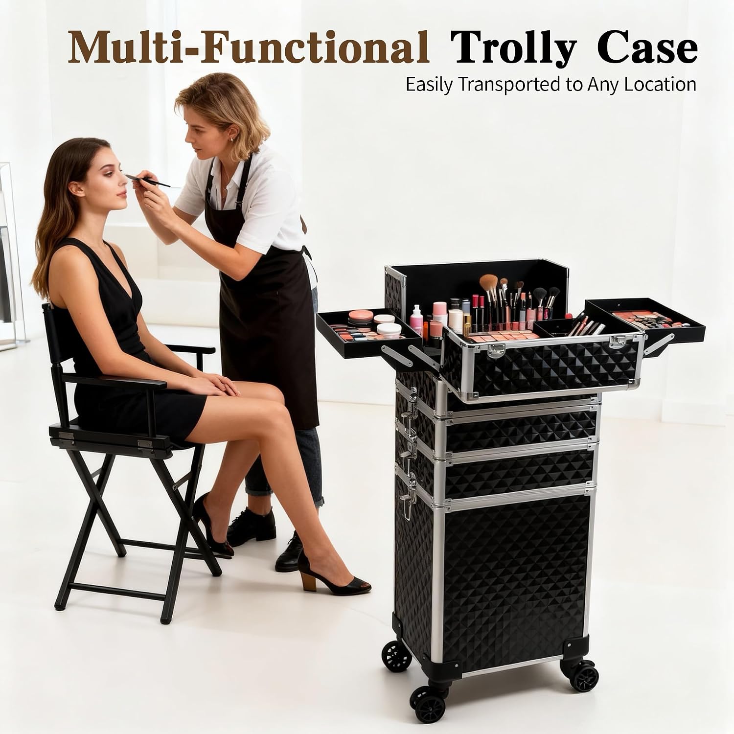 Rollende make-up koffer, cosme - Makeup Organizer recensie en prijs
