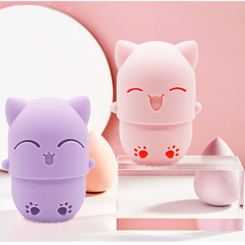 Paars Zachte Siliconen Cosmeti - Beauty Bay Makeup recensie en prijs