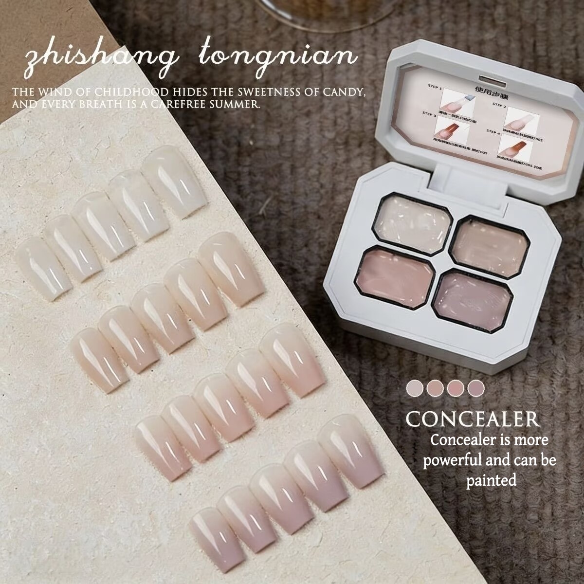 4 kleuren concealer populaire  - Pressed Powder Foundation recensie en prijs