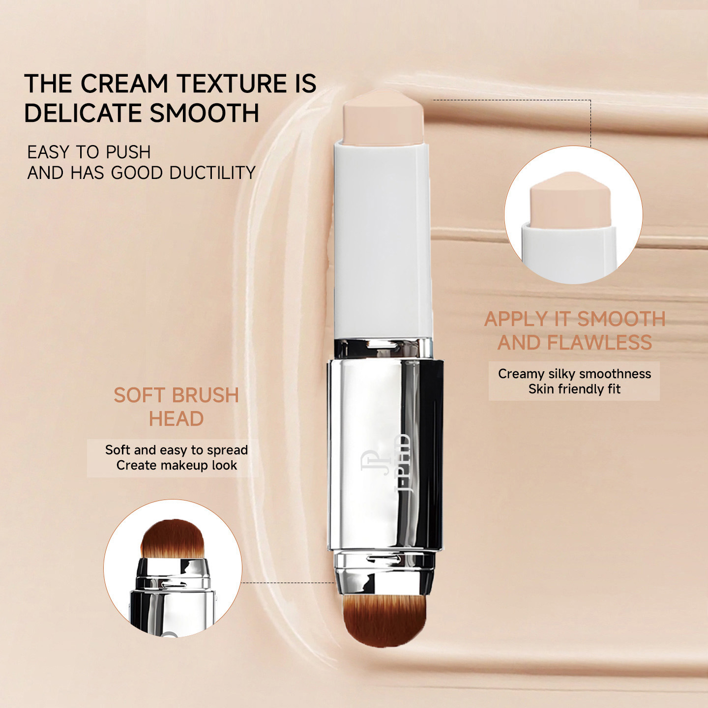 Twee-in-één borstelkop foundat - J Beauty Makeup recensie en prijs