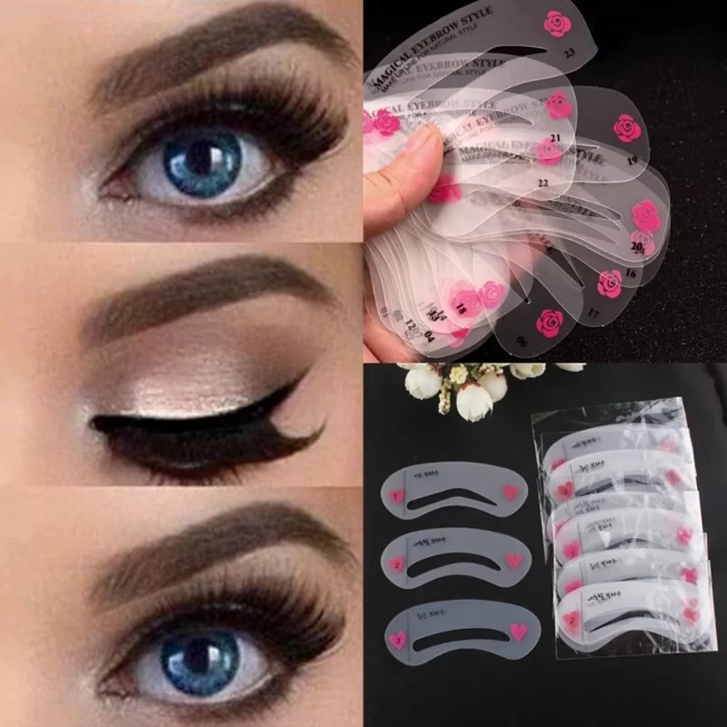 1/2/4/6set Herbruikbare Wenkbr - Beauty Makeup Drawing recensie en prijs