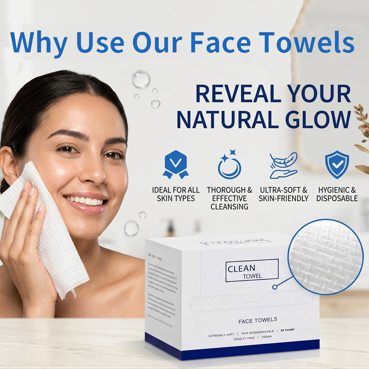 50 stuks/doos Wegwerp gezichts - Beauty Makeup Remover recensie en prijs