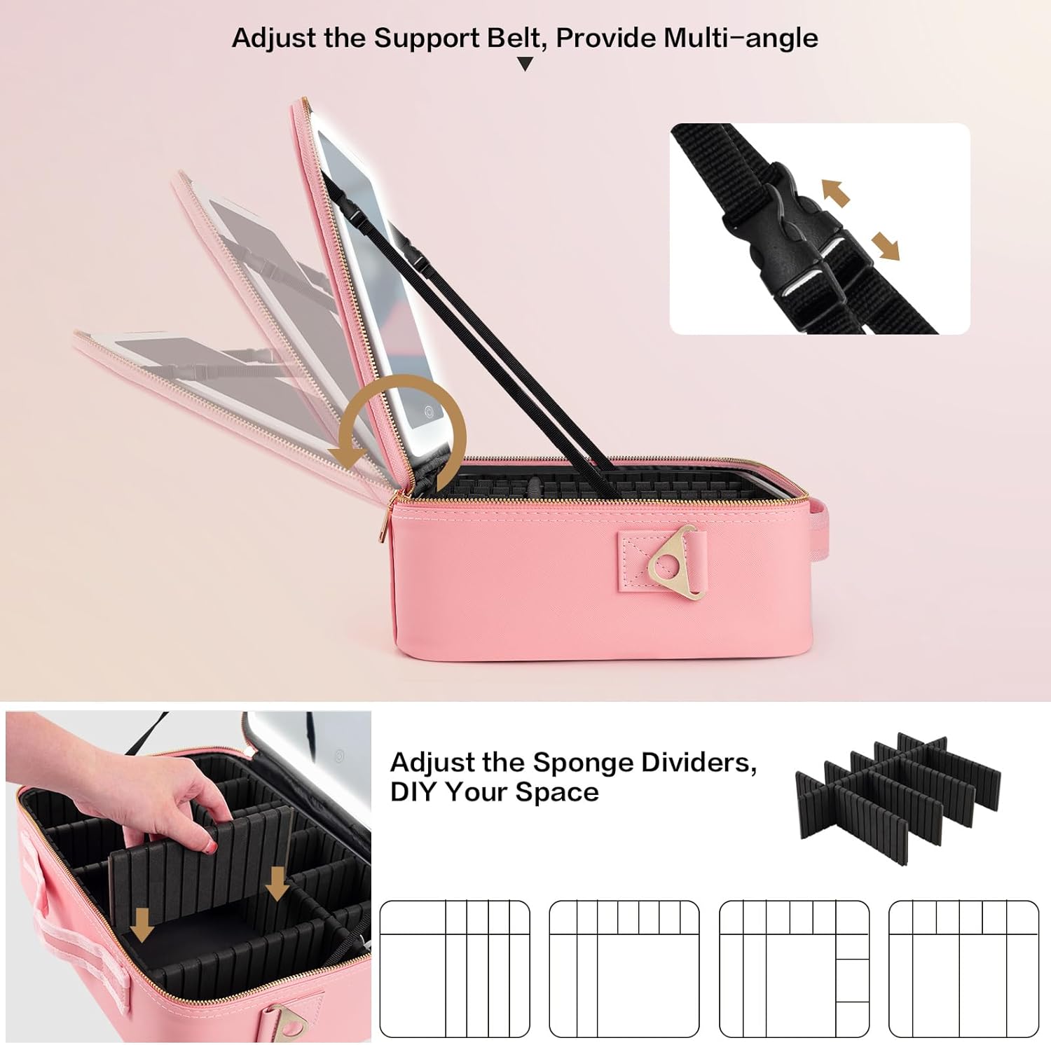 Grote capaciteit make-up tas 1 - Makeup Organizer recensie en prijs